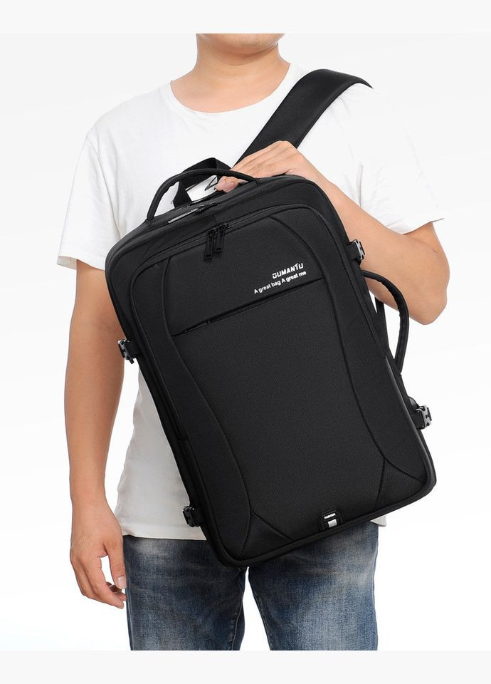 Рюкзак-сумка трансформер Dumantu 2101 для ноутбука 15,6" протиударний ( код: IBN042B ) Digital (325449303)