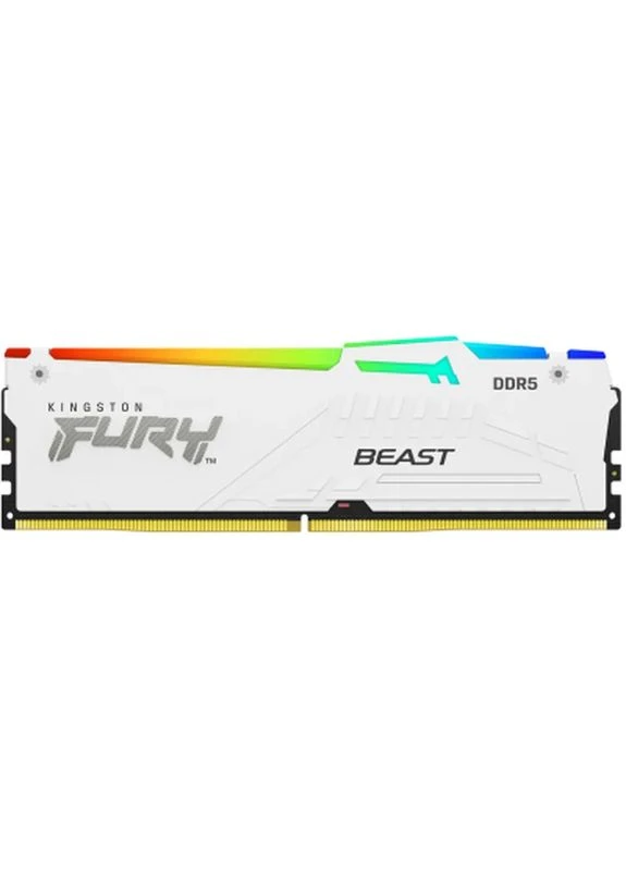 Модуль пам'яті для комп'ютера DDR5 32GB 6000 MHz Beast AM5 RGB White (KF560C36BWEA-32) Kingston FURY (399110746)