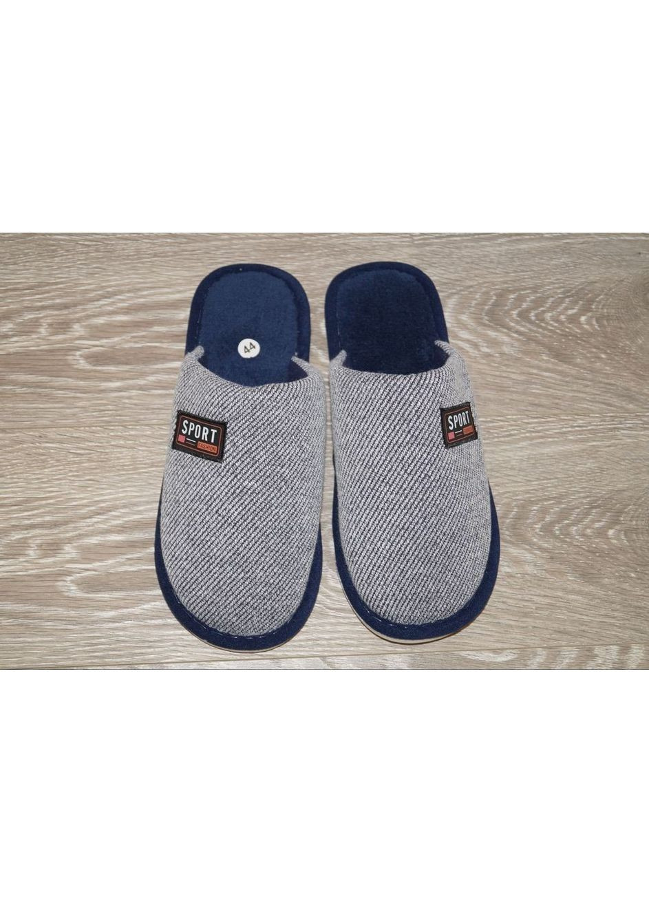 Кімнатні капці підліткові сині Deshman fashion (372388549)