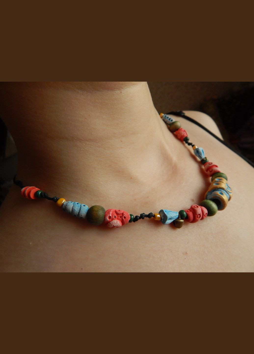 Керамические бусы ручной работы Коти&Ангели (302450858)