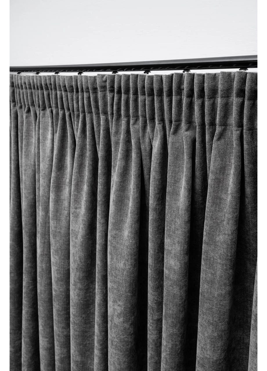 Штори з матового шенілу 2шт. 1,5м х від 2,5м до 3м HYGG (370367267)
