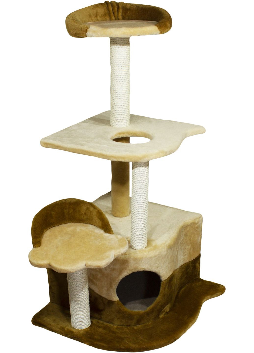 Когтеточка домик сизалевый "Парадайз" 120х57х57 см (4820224215822) Lucky Pet (315492650)