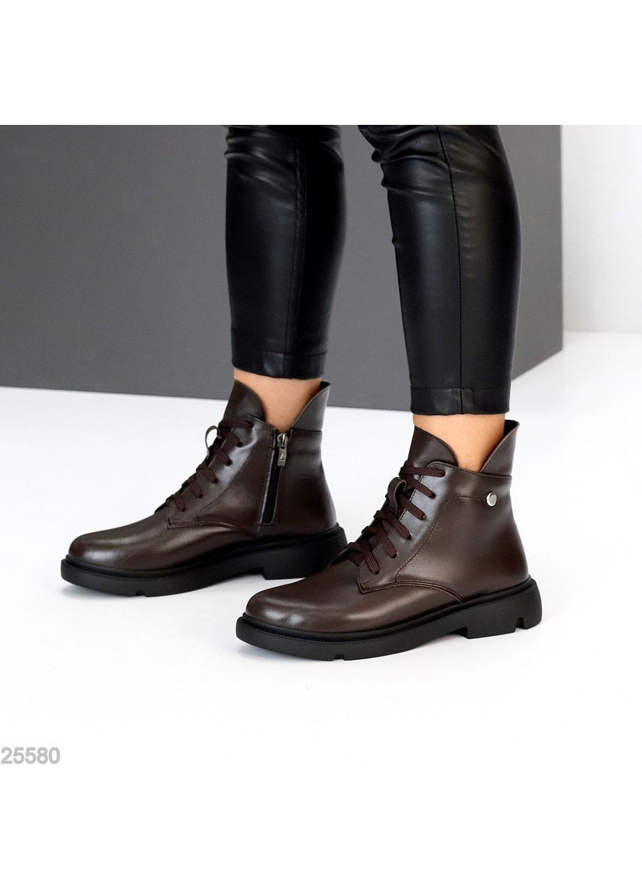 Зимние зимние кожаные ботинки Helen