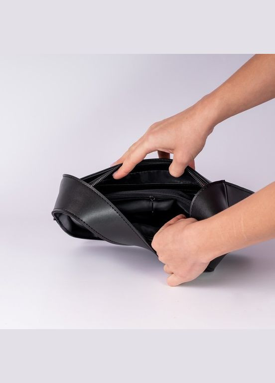 Сумка женская багет из гладкой экокожи + крокодил JUGO 24-22 (322221508)