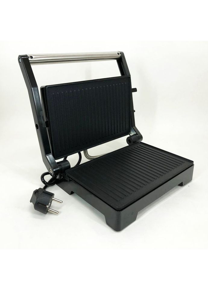 Электрогриль настольный для мяса MS-7708 1000 W, Электрогриль для стейков OJ-934 прижимной гриль Domotec (352770607)