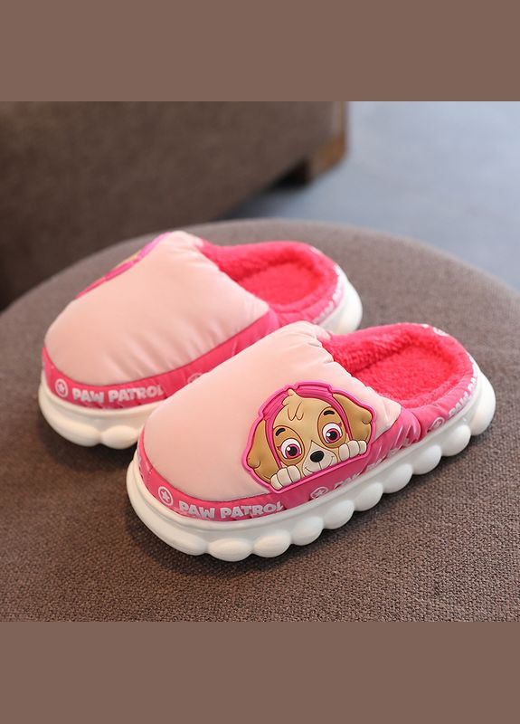 Розовые тапочки детские теплые щенячий патруль ( ) (17653) Qoopixie