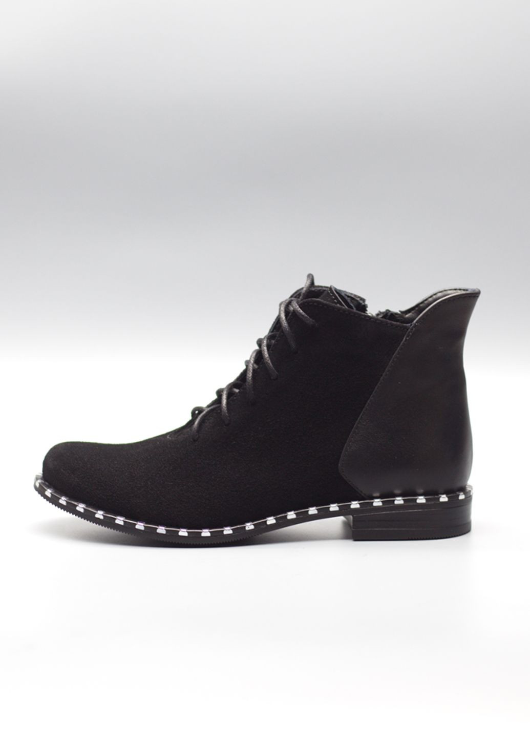 Осенние ботинки женские из натуральной замши Zlett из натуральной замши