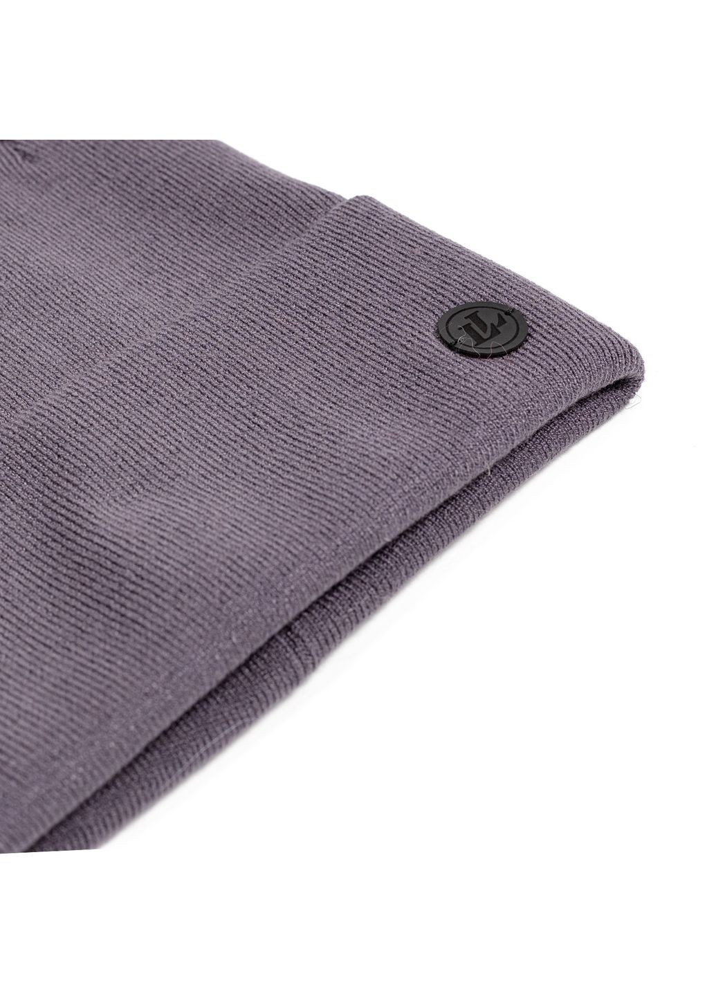 Шапка біні жіноча віскоза сіра RUTH LuckyLOOK 592-759 (322793143)