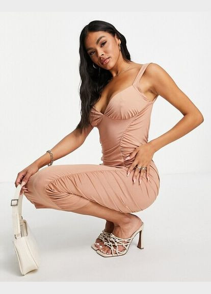 Бежева пляжна сукня Asos однотонна