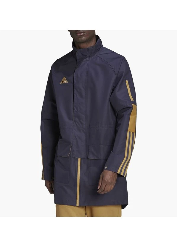 Парка Hooded Jacket Sportswear Tiro Parka Aw Blue HF8392 adidas (398081972)