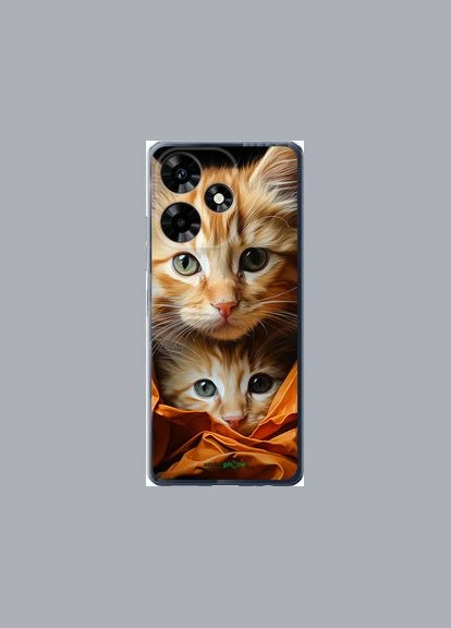 Чехол на Infinix Hot 30 Котики 2 "5664u-3046-2448" Endorphone (372706297)
