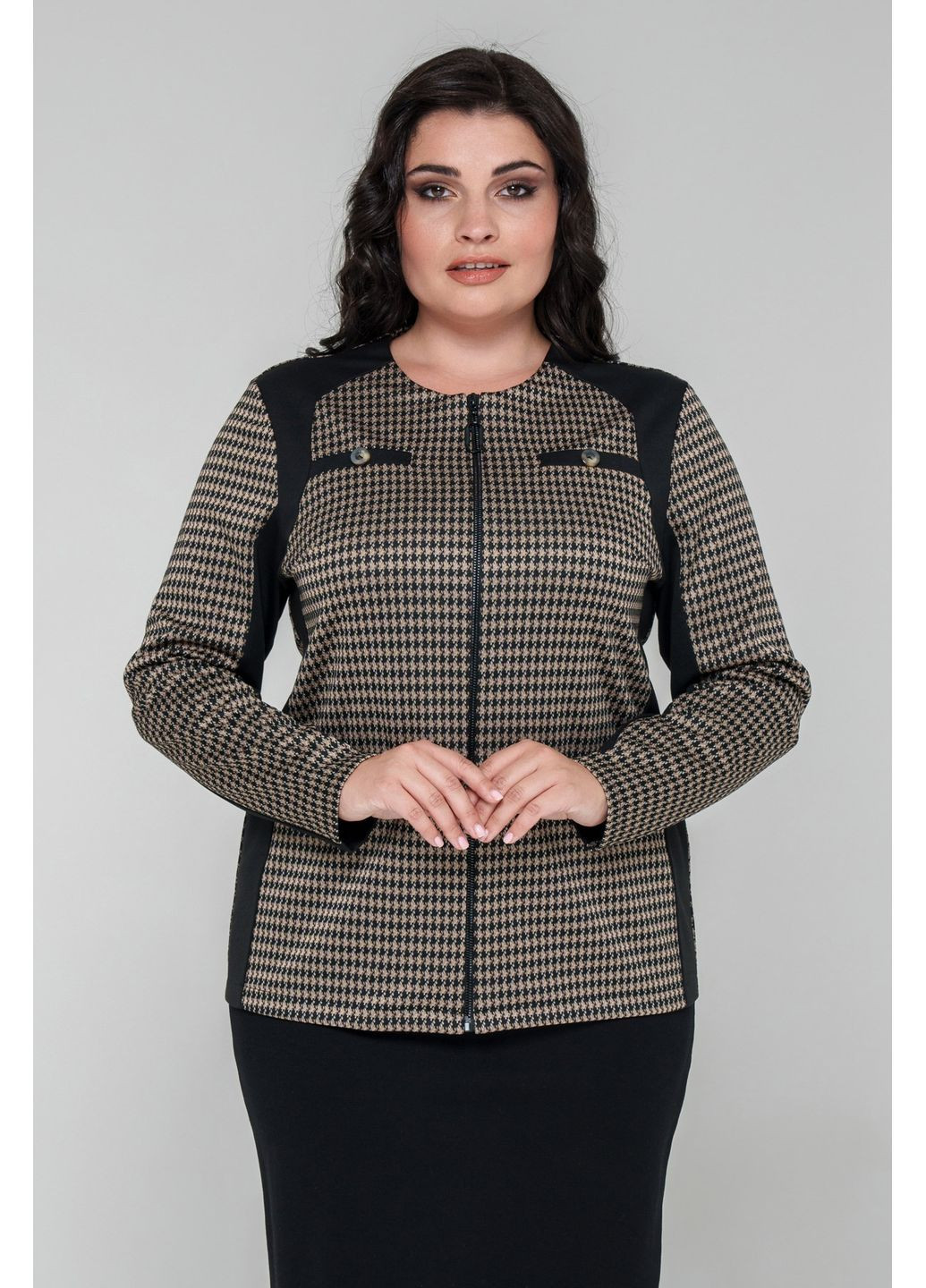 Жіночий жакет Інгрід напівприлеглого силуету All Posa (ap101688p) A'll Posa (355262303)