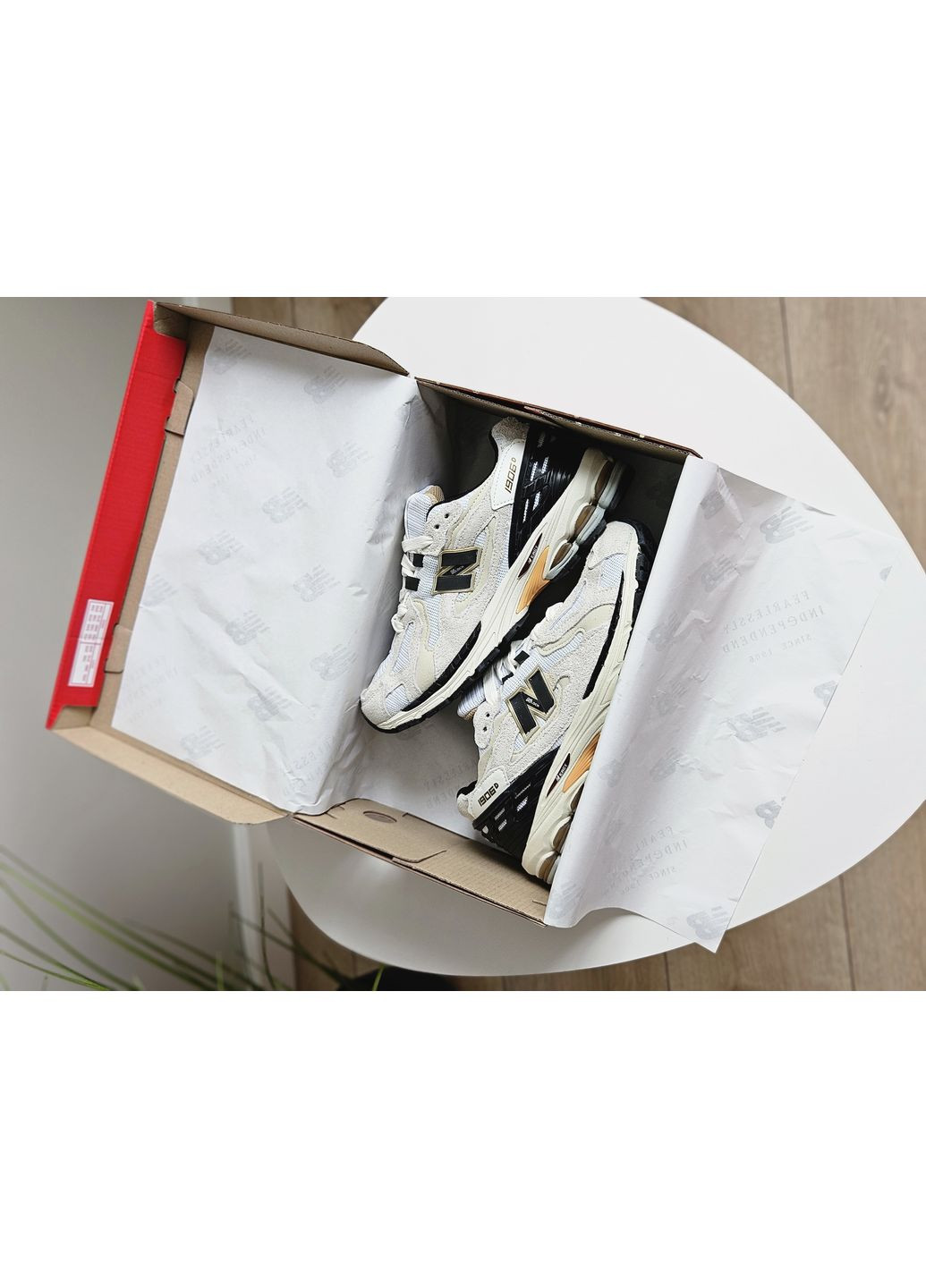 Белые демисезонные кроссовки мужские и женские new balance 1906d protection pack white | нью беланс 1906d белые No Brand