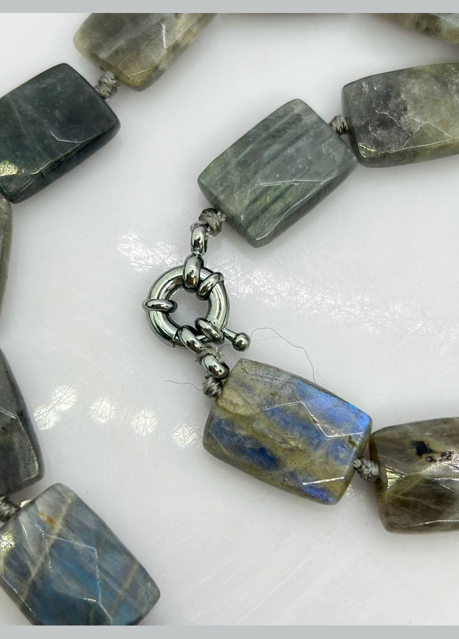 Бусы лабрадор 18х13 мм 46 см No Brand (305836841)