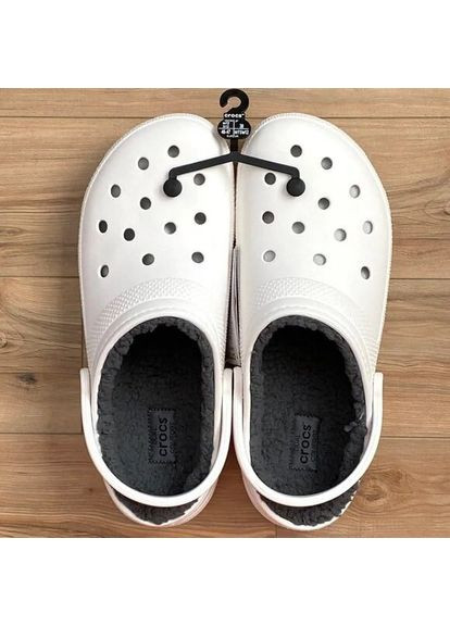 Жіночі крокси утеплені Сині Classic Clogs Navy Crocs Lined (349724284)