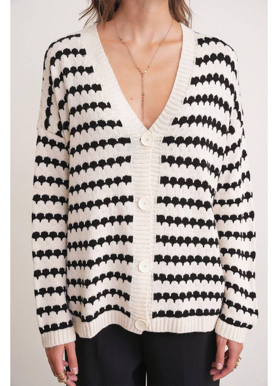 Белый демисезонный кардиган Style Point