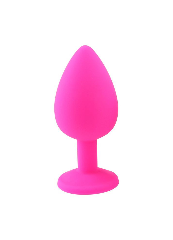Анальна пробка з силікону з кристалом, стимулятор простати, силіконова пробка для сексу, інтим іграшка, 18+, розмір S, 10005 Soft Touch (289870160)