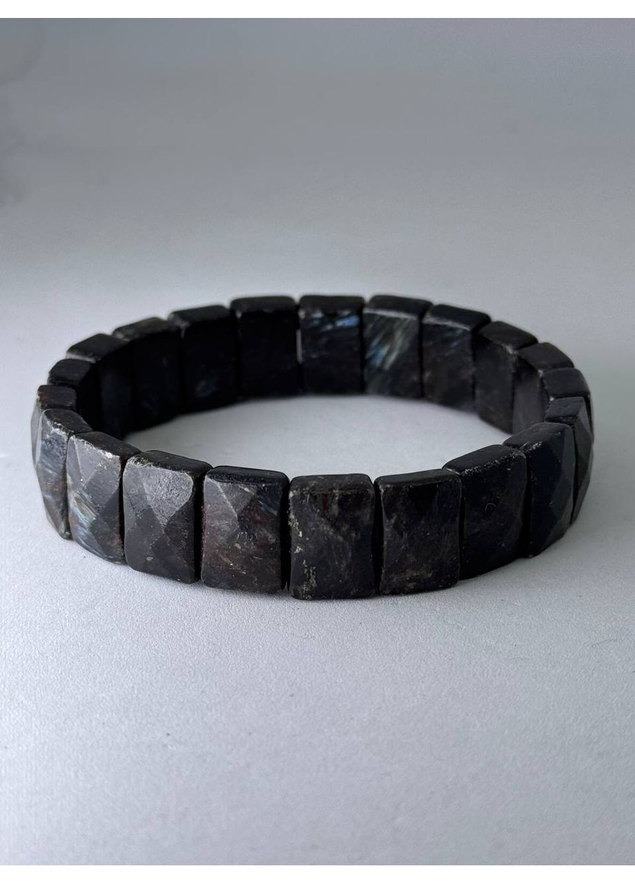 Браслет из нуумита 17.5 см Черный No Brand (350633869)