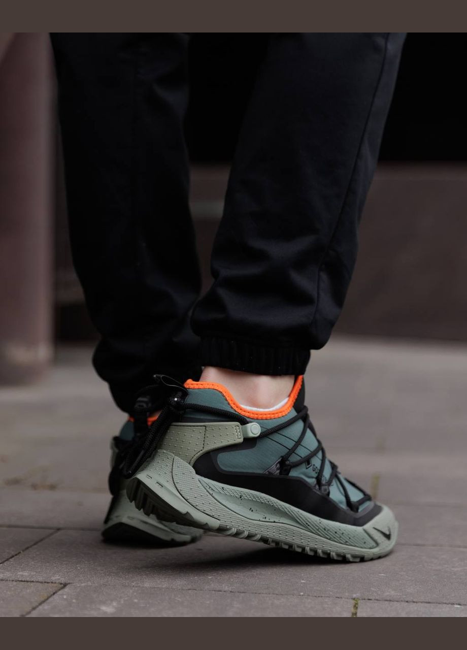 Оливковые (хаки) всесезонные кроссовки Vakko