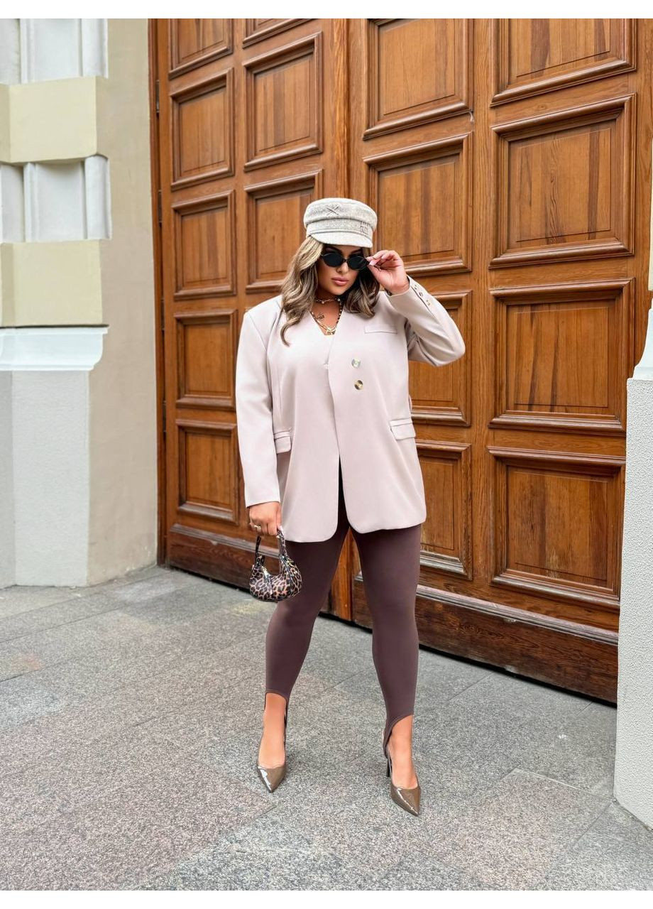 Жіночий піджак oversize з поясом-стрічкою Vakko (361021794)