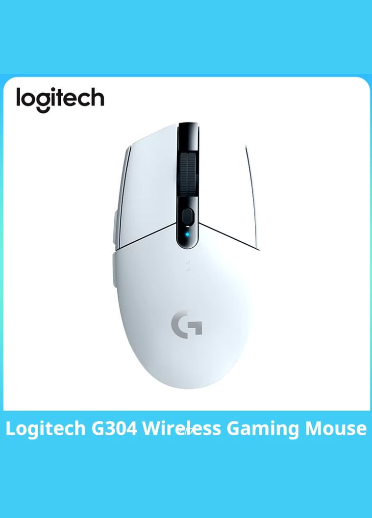 Миша бездротова G304 Lightspeed White Logitech (327433235)