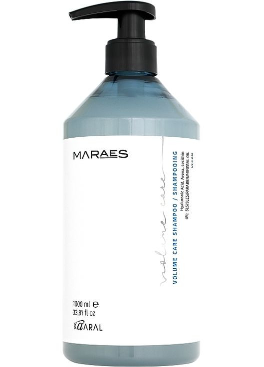 Шампунь для объема волос с гиалуноновой кислотой, лецитином и овсом Volume Care Shampoo 1000ml (1492311-30291725) Kaaral (368628333)