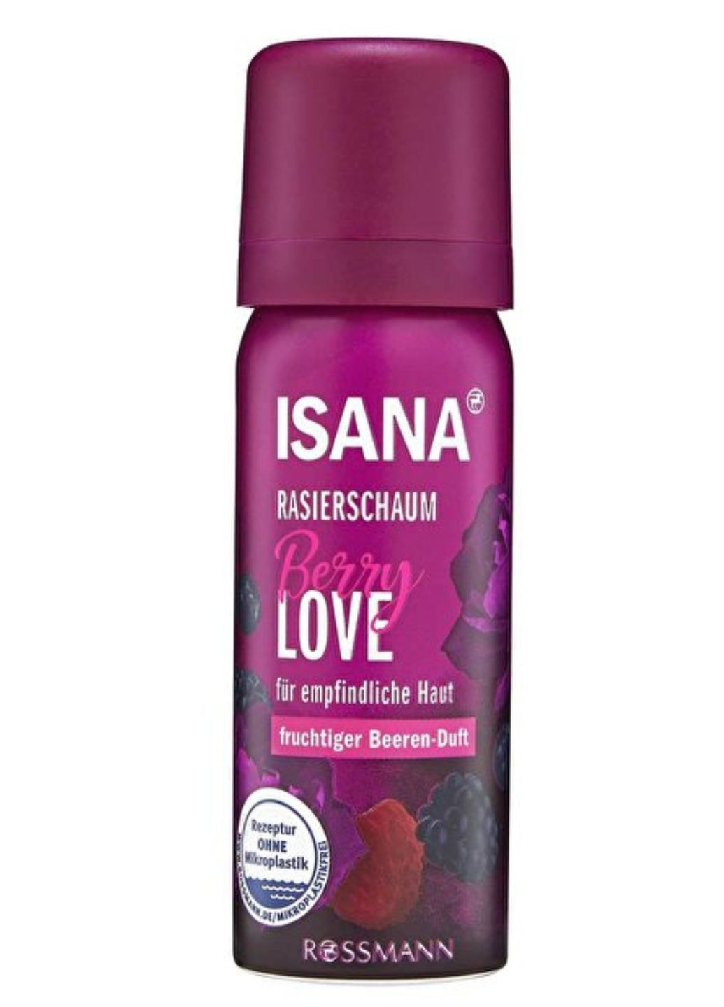 Пена для бритья женская Berry Love Mini 50 мл Isana (366330001)