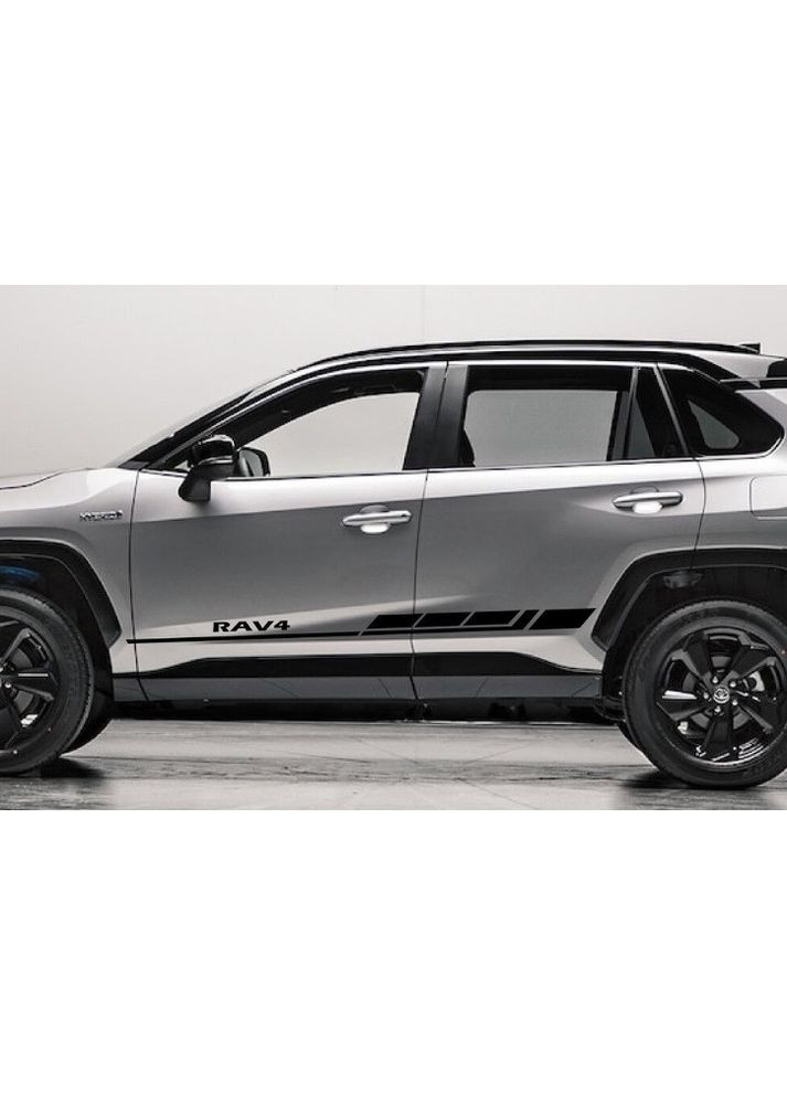 Смуги на двері авто 3D TUNING STUDIO Тойота рав4 RAV4 980х70х0.070мм=4штуки No Brand (362499658)