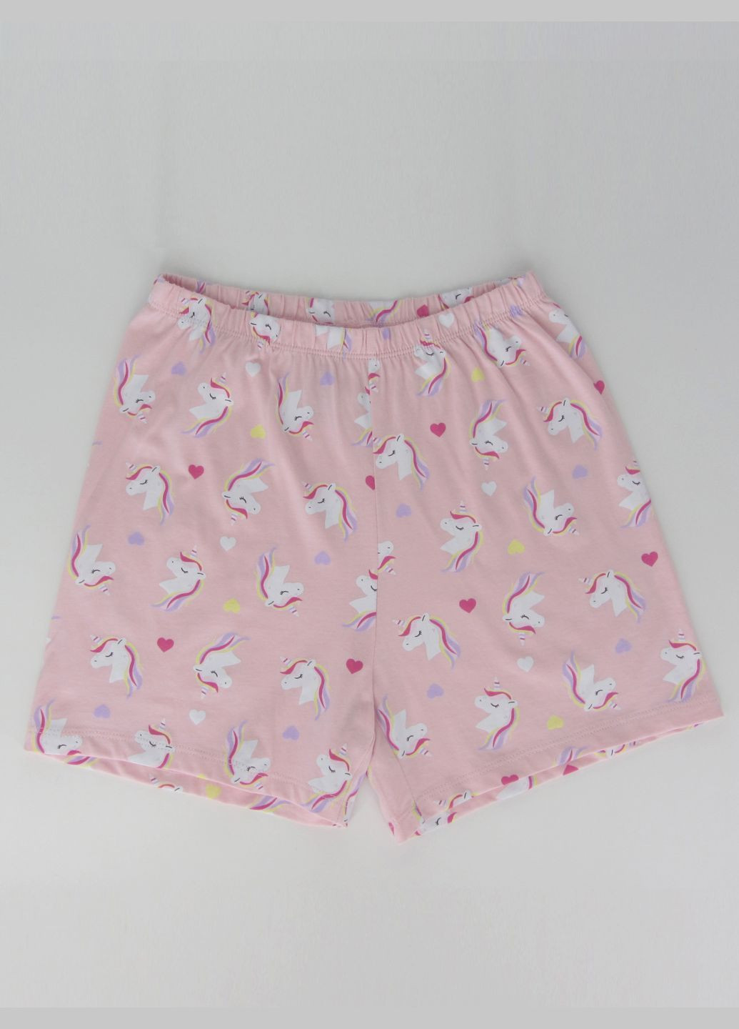 Розовая всесезон пижама (футболка, шорты) H&M