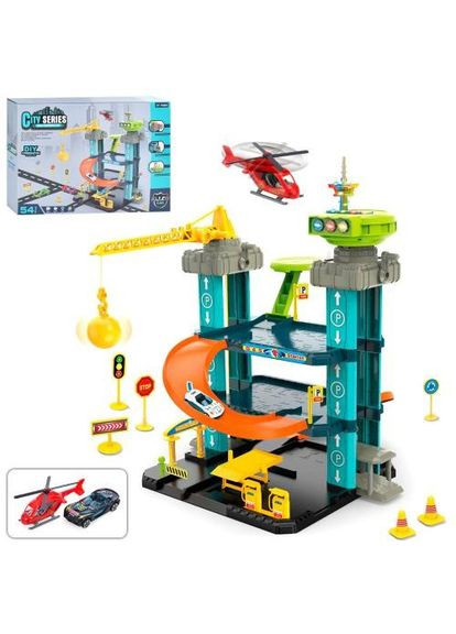 Гараж P3088 54 дет., в сборе (50-41-35 см.), муз., Home (303674651)