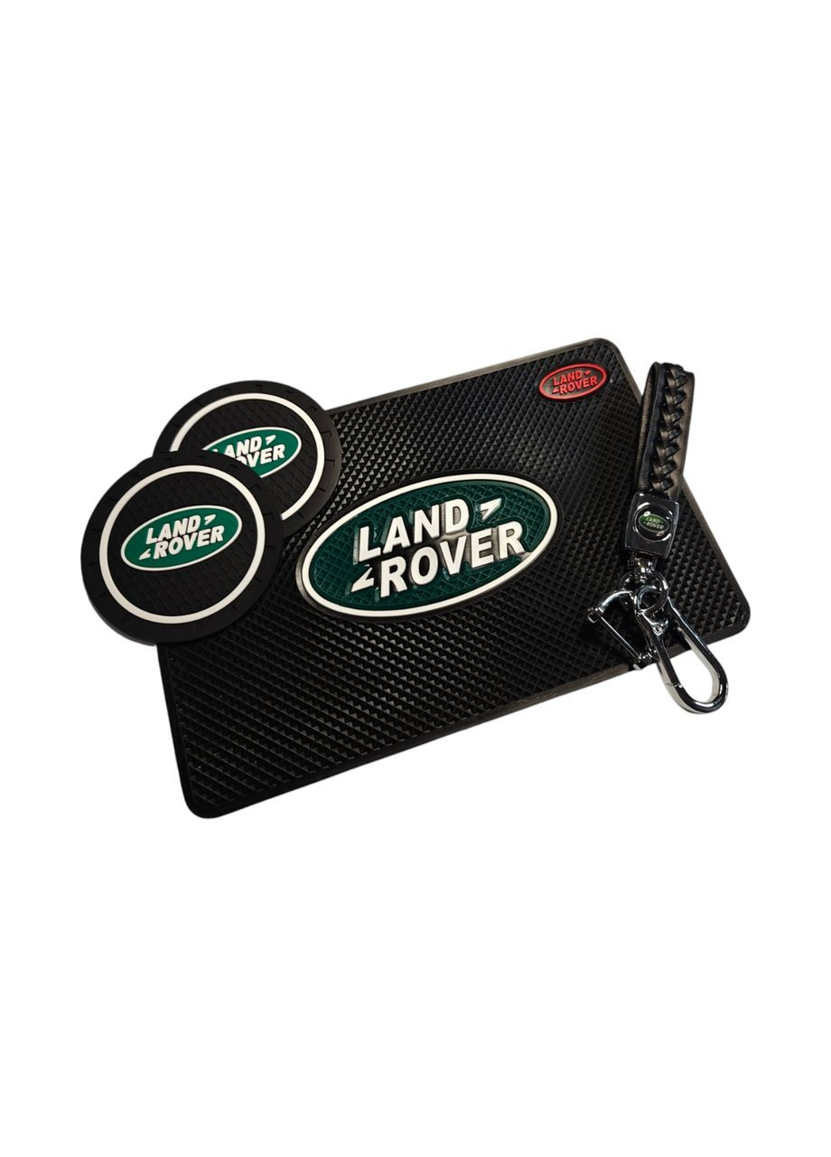 Комплект (Ленд Ровер) Брелок та антиковзкі килимки в авто. Land Rover (330789453)