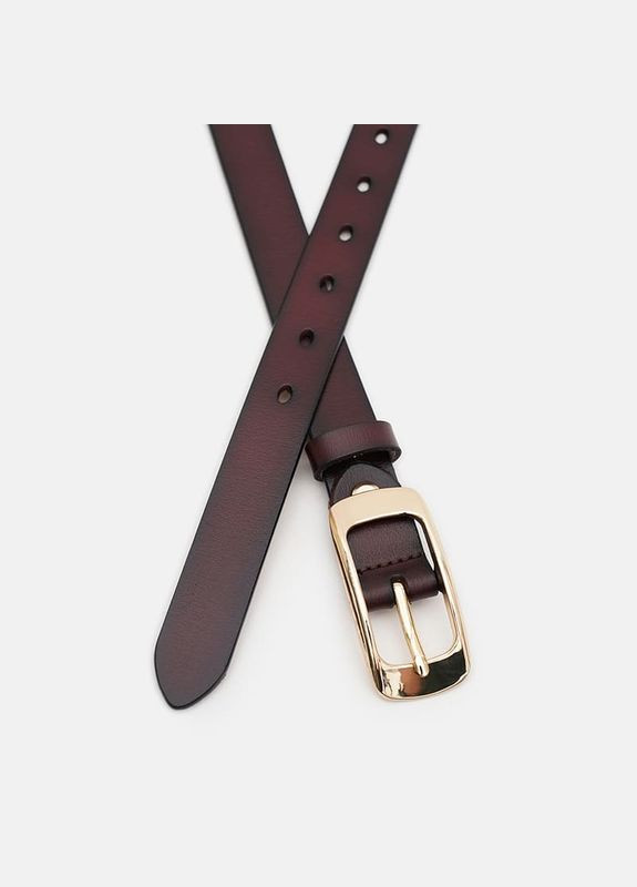 Женский ремень кожаный CV1ZK015-goldbrown Borsa Leather (302971974)