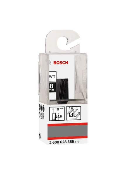 Пазовая фреза (12х8х51 мм) Standard for Wood прямая конечная (21770) Bosch (290253659)