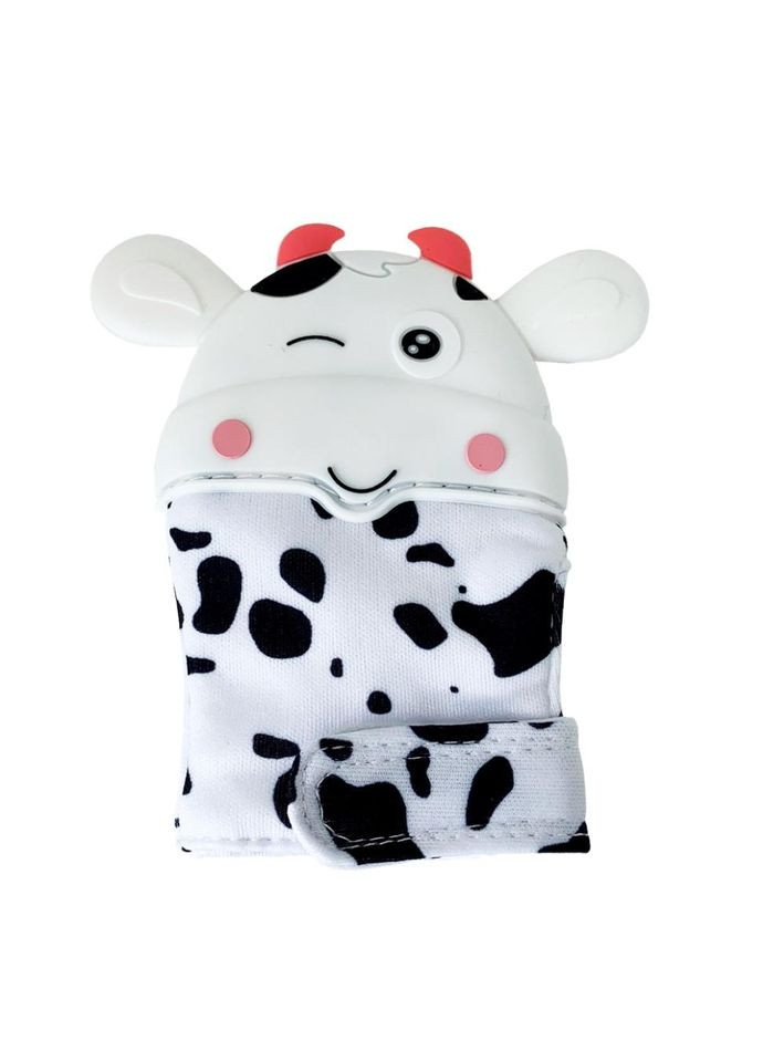 Прорезыватель-перчатка "Коровка" MGZ-0405(White) на липучке No Brand (330017702)
