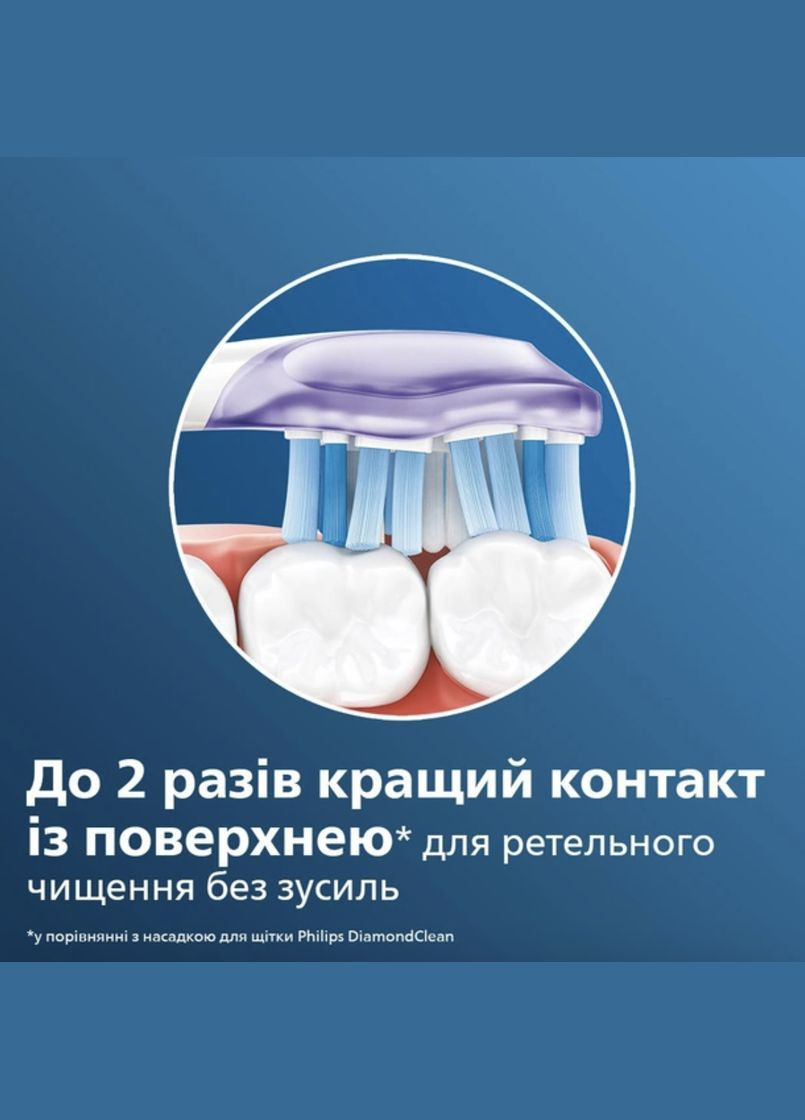 Насадки для електричної зубної щітки Sonicare G3 Premium Gum Care Змінні HX9052/17 набір з 2 шт. Philips (300158954)