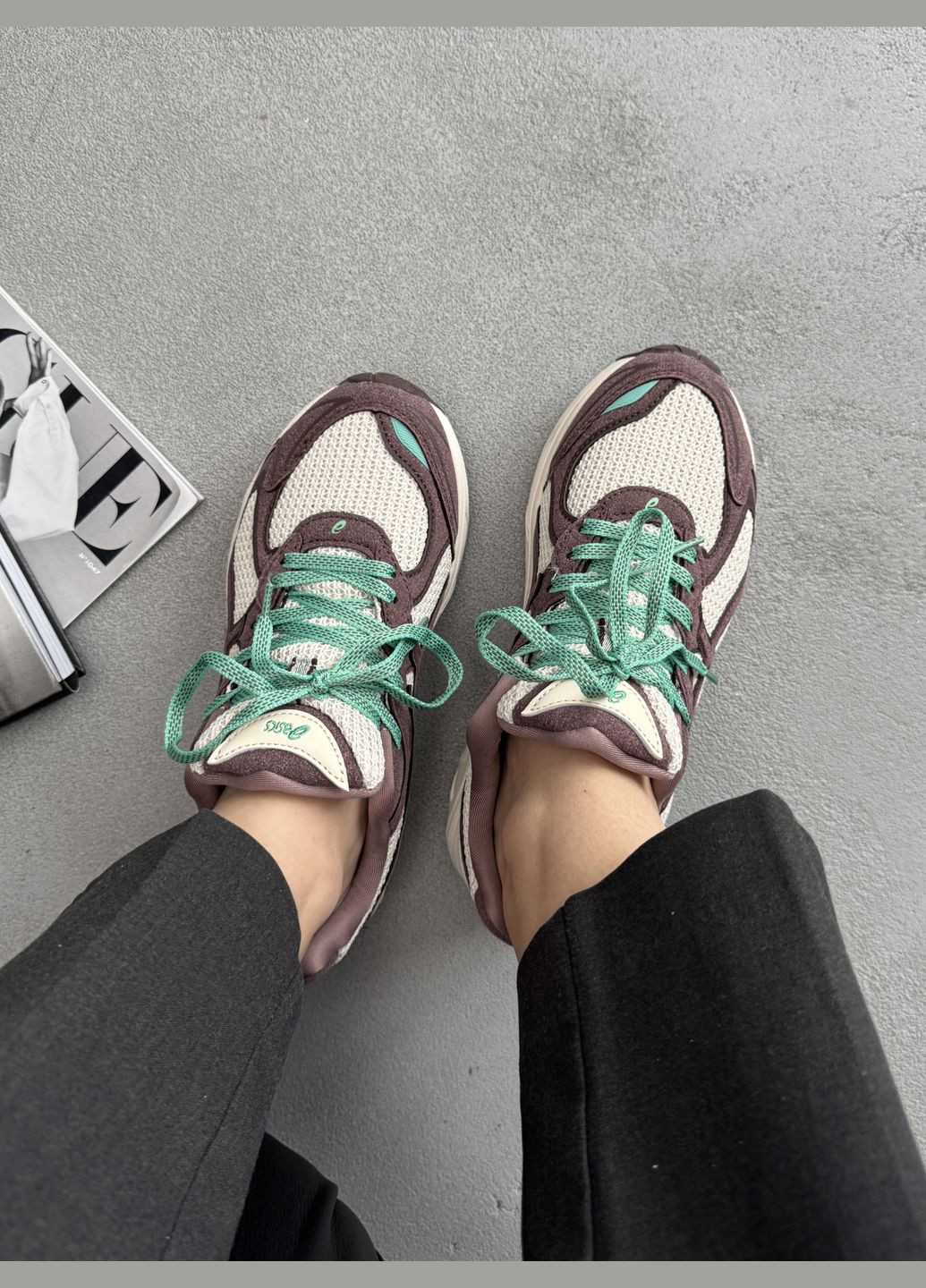 Кроссовки женские и мужские Asics GT-2160 gray beige | Асикс GT-2160 бежевые No Brand бежевые демисезоны (316663557)