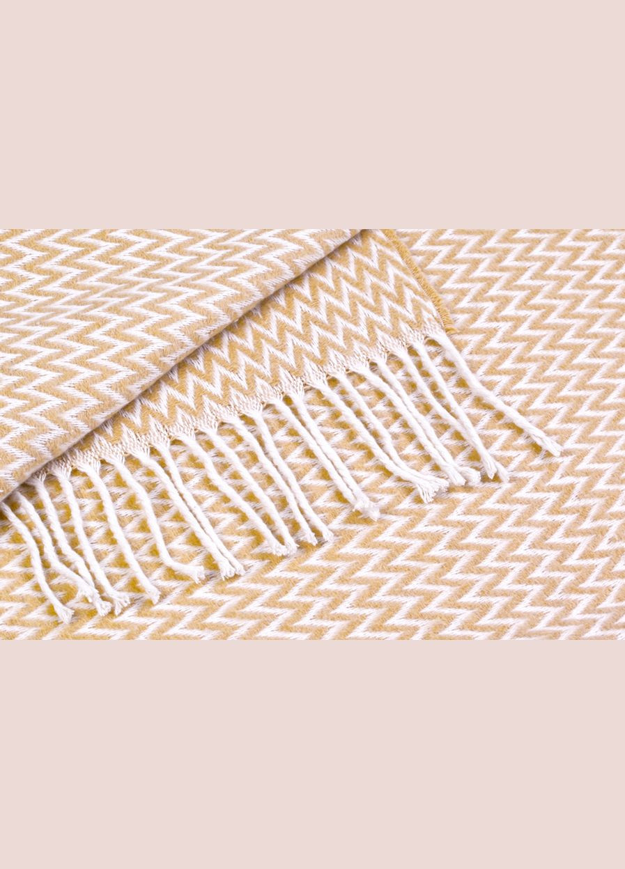 Плед хлопковый зиг-заг 140 x 200 см Love You 4102 (315690656)