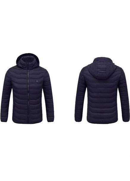 Синя демісезонна куртка з підігрівом chamonix (10880044s) Thermalli