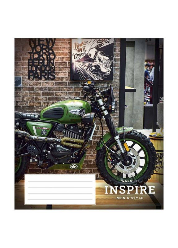 Тетрадь 36 л. линия " " / Men's style Школярик (342417541)