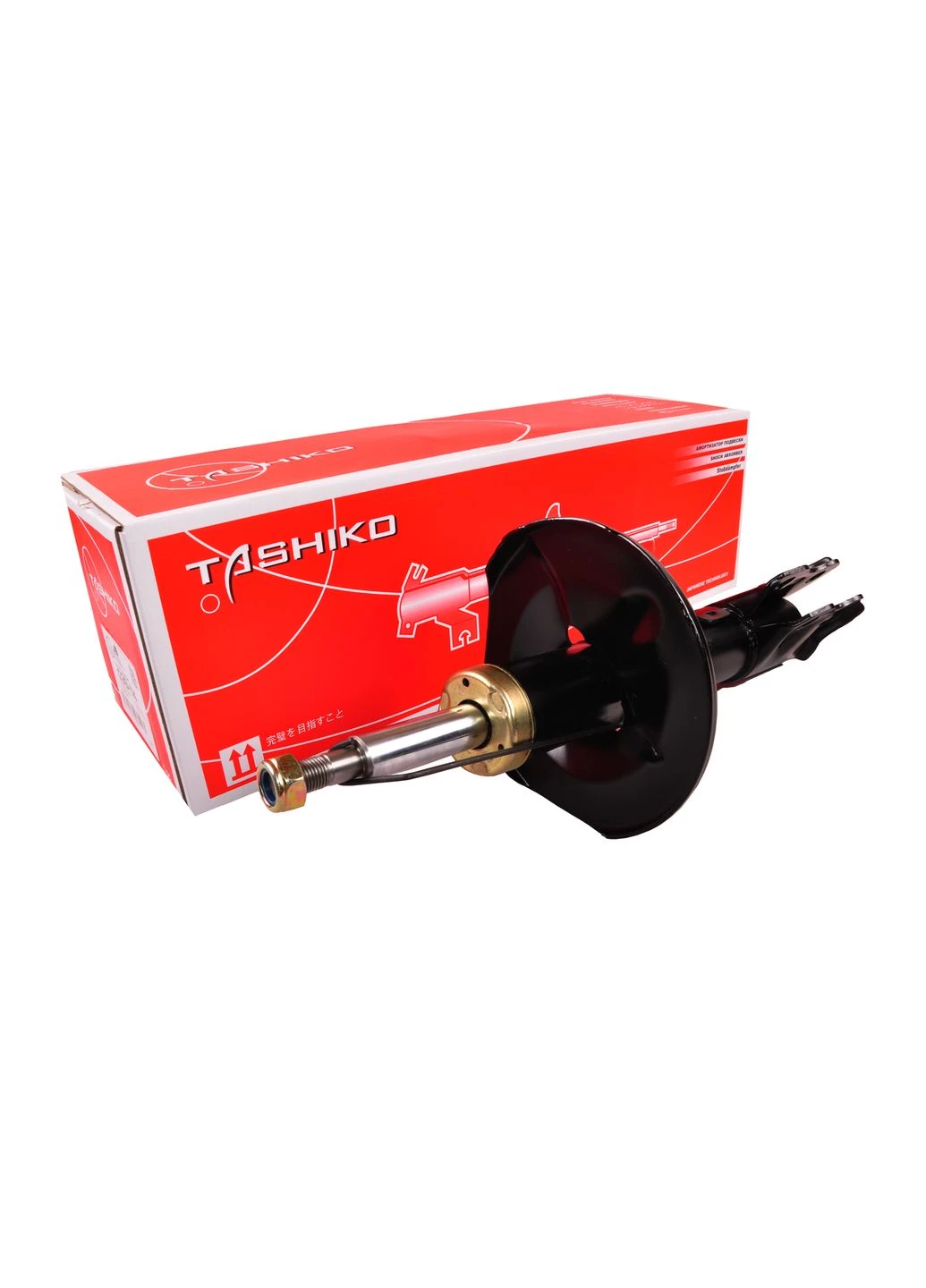 Стойка амортизатора передняя правая Toyota Corolla ZRE 140, Geely Emgrand 2006-2018 339114 Tashiko (377486222)