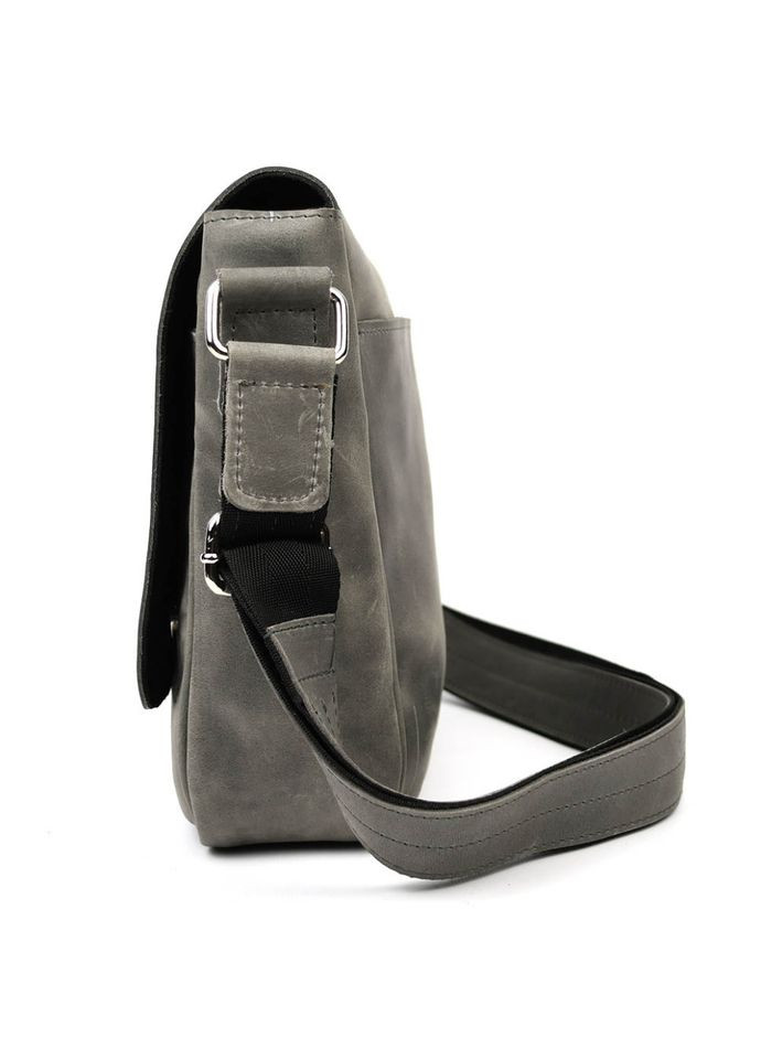 Чоловіча шкіряна сумка через плече RJ-0002-3md сіра TARWA (335353836)