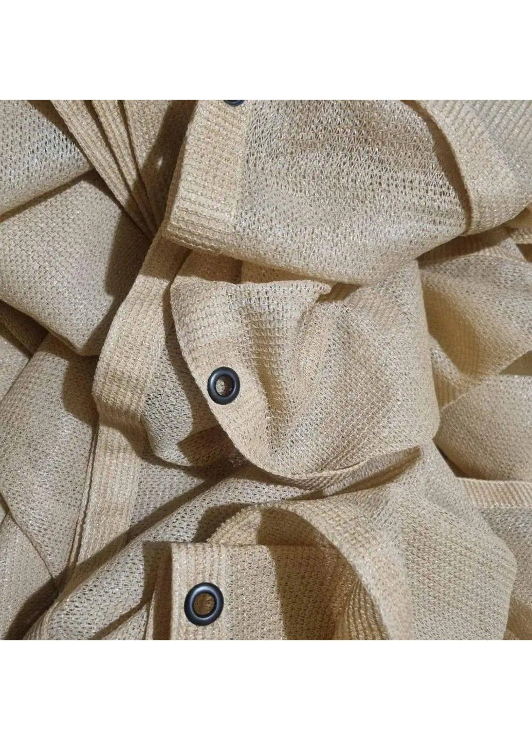 Сітка ширма для балкона 110 г/м² (0.9 х 5 м) Молочний No Brand (332634261)