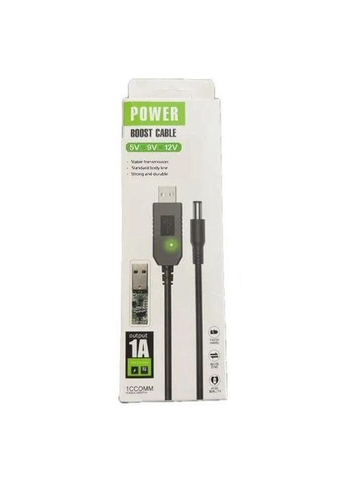 Кабель Power Boost USB-DC 5.5*2.1 1м No Brand (317191373)