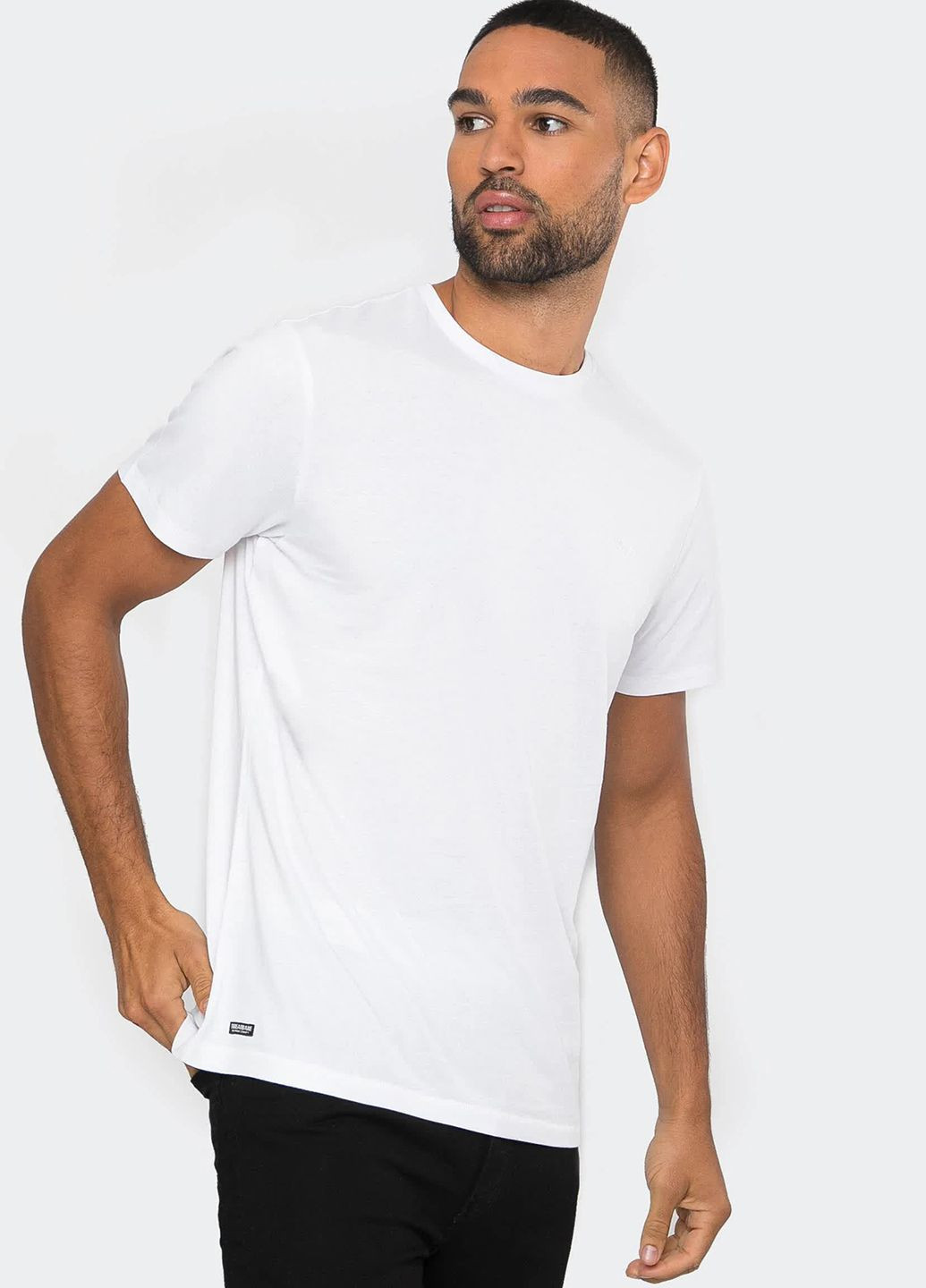 Белая футболка из хлопка Threadbare