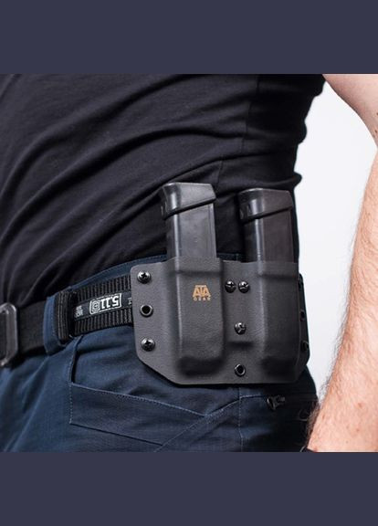 Паучер ATAGear Double Pouch v.1 Glock 17/19/26/34 Black ATA-GEAR (315880459)