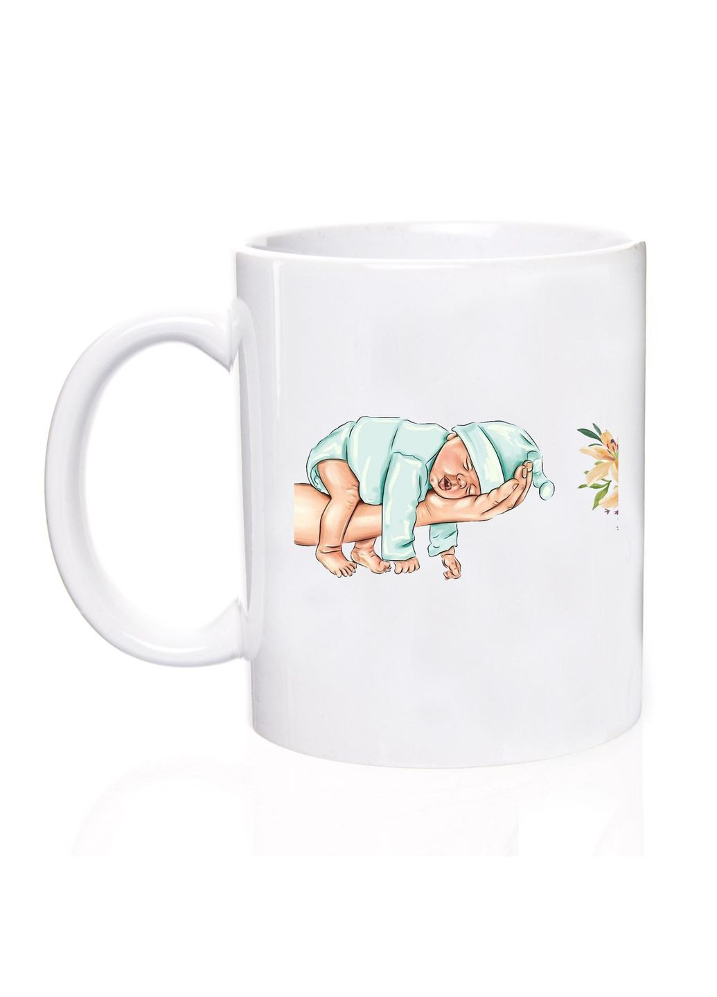 Чашка для малюка, 330 мл, кролик і хмаринка No Brand (301135066)