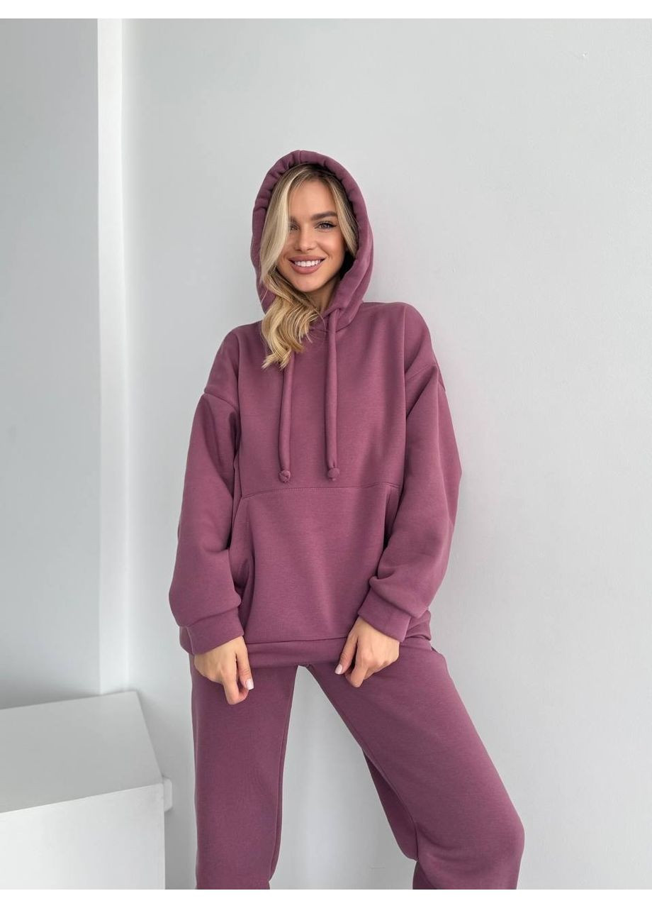 Теплый женский костюм с капюшоном Fashion (366018208)