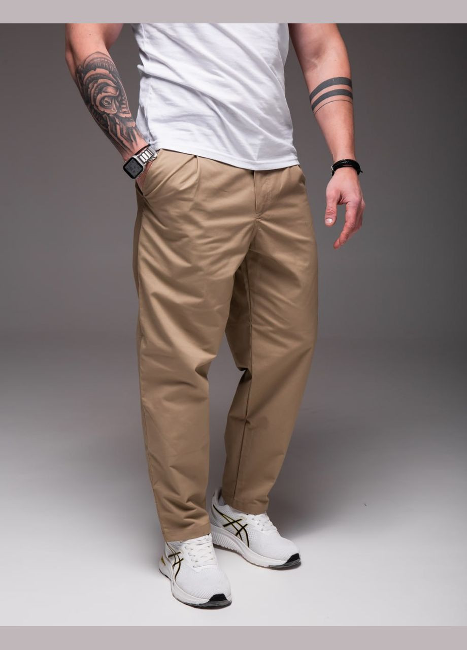 Широкі чоловічі штани коттон Vakko (295446198)