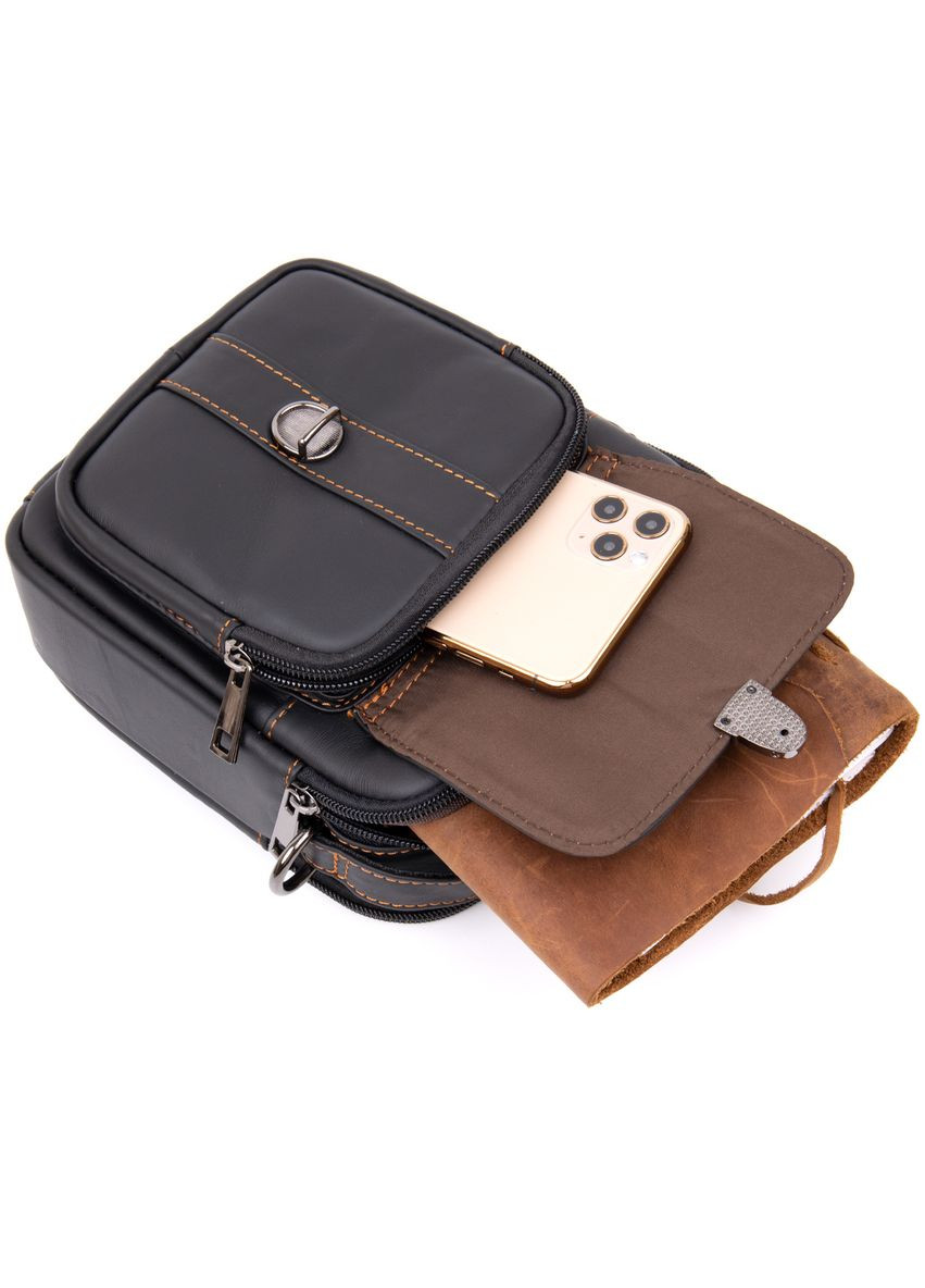 Компактний месенджер на два відділення чоловічий 20395 Vintage (331910517)