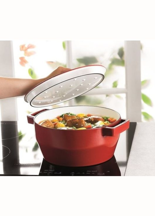 Каструля Slow Cook SC5AC28 red чавун каструля кругла 6.3л Pyrex (314932657)